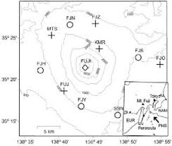 Although routes that pass directly over mt. Main Map Mt Fuji Seismic Stations Shown On A Contour Map With Download Scientific Diagram