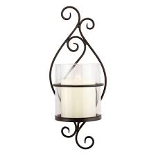 Create a statement wall with sconces for any room or hallway. Wall Sconce Pillar Candle Holder Stonebriar Collection Target
