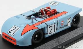 One of the three 914/6 victory racing posters ever issued by porsche. Best Model 9684 Scale 1 43 Porsche 908 03 N 21 1000km Nurburgring 1970 Rodriguez Kinnunen Light Blue Orange