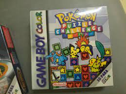 Usa pokemon puzzle challenge game boy color back cover: I Find This New Copy Of Pokemon Puzzle Challenge In Brazil Is The Us Version With Box And Manual In Portuguese Gameboy