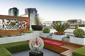 Rooftop Garden Docklands Penthouse Paal Grant Designs In Landscaping Sad Na Kryshe Terrasa V Sadu Ozelenenie