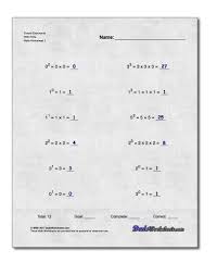 The Exponents Worksheets In This Section Provide Practice That Reinforces The Properties Of Expon Math Worksheets Exponent Worksheets Printable Math Worksheets