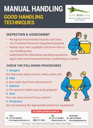 Manual Handling Safety Tips Manual Handling Safety Training Safety Courses