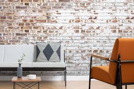 Burgundy living room leather living room set living room red living room sofa living room furniture apartment living red home decor gray decor trendy furniture. Brick Wallpaper Red White Exposed Brick Hovia