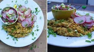 Ruhrei Mit Leckerem Radieschen Salat Low Carb Rezepte Rezept Radieschen Salat Rezepte Salatdressing Rezept