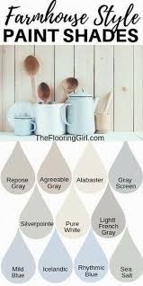 Farmhouse paint colors white tones pinterest crafts. Farmhouse Style Paint Colors And Decor The Flooring Girl Diy Farmhouse Decor Farmhouse Paint Colors Farmhouse Decoration