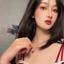 Necklace∙jingle Bell, Gift Box,xmas Eve Apple Pendant∙fun Holiday  Jewelry∙gift for Teens∙gift for Her