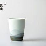 山水間水墨酒具家用景德鎮陶瓷白酒日本清酒壺和風日式整套禮品裝 pottery ceramics tableware