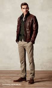 Gq Banana Republic Fall Style Guide Leather Jacket Men Brown Leather Jacket Men Cool Jackets For Men