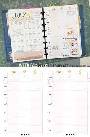 A Messy Week Amanda Hawkins Ahhh Design Planner Template Weekly Planner Template Diy Weekly Planner