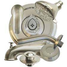 Solder copper pipes together for the tub spout and allow them to cool. Universal Tub Shower Trim Kit With Showerhead For Moen In Brushed Nickel Plumbing Parts By Danco