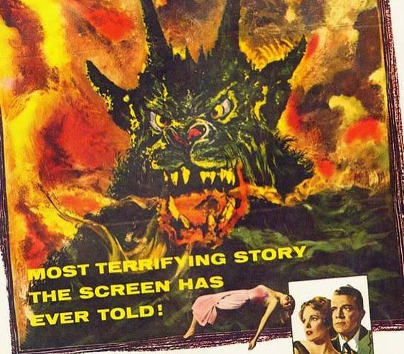 Curse of the Demon 1950s Film Sci Fi Horror Movie Poster Full Color  Advertisement Film Lithograph to Frame Science Fiction - Etsy