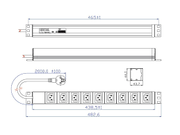 Bachmann 19inch Power Strip 9x C13 333 539
