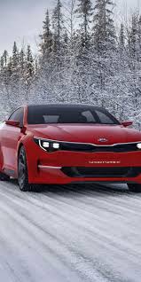 Wallpaper Sportspace Red Kia Fearsome Concept Car 1080x2160 Kia Car Bmw Red