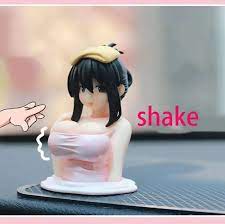 Anime jiggle shaking chest breast tits bobble head car desk decoration, US  ship | eBay