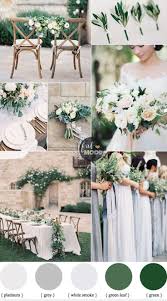 Schemas De Couleurs De Mariage Verts Grey Platinum White Smoke Green Wedding Colors Wedding Themes Outdoor Wedding Colors