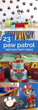 23 Paw Patrol Birthday Party Ideas Boy Parties Spaceshipsand Laserbeams Com Paw Birthday Paw Patrol Birthday Paw Patrol Birthday Party