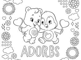 Care bear pictures and names. Care Bears Coloring Pages Secret Bear