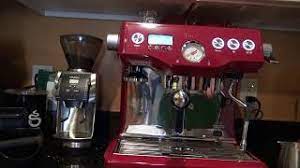 Check spelling or type a new query. Making A Latte With The Breville Dual Boiler Espresso Machine It S Red Sexy Youtube