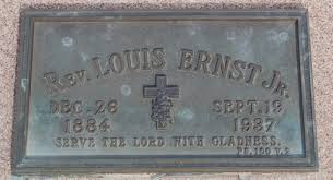 Rev Louis Theodore Ernst Jr. (1884-1937)