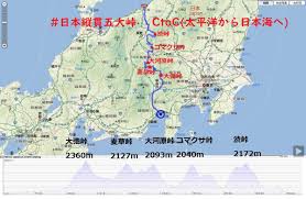 太平洋から水を汲み日本海に返す 日本縦貫五大峠 が熱い Togetter