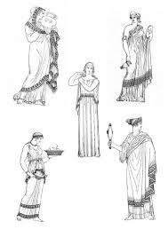 Clothing in ancient greece primarily consisted of the chiton, peplos, himation, and chlamys. Pin By Carolyn Dowdell On Period And World Dress Ancient Greek Clothing Ancient Greek Costumes Greek Clothing