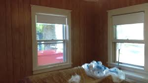 Imitation paneling is a type of thin, grooved plywood characterized by a painted faux wood grain or real wood veneer. Paint Wood Paneling With This 1 Trick No Peeling Paint No Wood Bleed