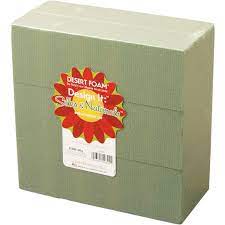 Available in various shapes, shop fiftyflowers today! Floracraft Floral Dry Foam 3 Piece Brick 2 5 Inch X 3 4 Inch X 7 8 Inch Green Walmart Com Walmart Com
