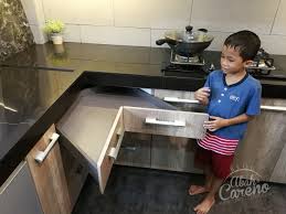 1) 7.5ft x 7.5ft (base x wall), untuk wall cabinet full height, material melamine dan. Kabinet Dapur Dari Intech Kitchen Tawar Harga Kilang Paling Murah Blog Abah Careno