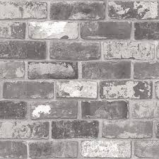 vtwonen vliesbehang bricks grijs dessin 2234 03 kopen steen behang karwei bakstenen huis exterieurs bakstenen muur baksteen