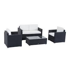Maybe you would like to learn more about one of these? Outsunny 4pcs Rattan Wicker Sofa Garden Patio Furniture With Cushions 841 086 Rona