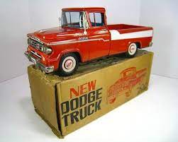 Mitsuhashi Tin 1958 Dodge D 100 Pick Up Truck 23 Excellent With Box Ebay Tin Toys Vintage Toys Metal Toys