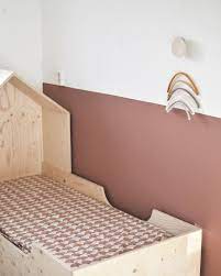 kids bed house meisjeskamer peuterkamer meisjes meisjes slaapkamer behang