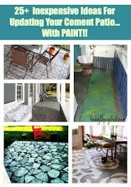 Concrete patios reign in palm springs, especially when the sun sets behind the san jacinto peaks. 25 Ideas For Painting A Cement Slab Or Walkway Giddy Upcycled