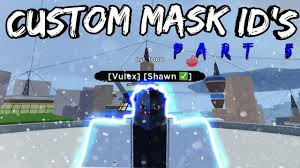 Codes can give you free spins or a free stat reset in game for free. Code Shindo Shinobi Life 2 Custom Mask Id S Pt5 Youtube