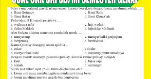 Bagi yang membutuhkan soal uas ski kelas 9 semester 1 beserta jawabannya untuk bahan latihan, Kumpulan Soal Ukk Ski Sd Mi Semester 2 Genap