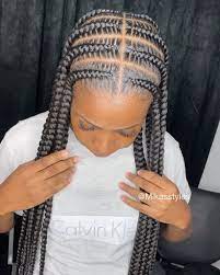 28 Likes 0 Comments Tumika Roberts Braids Trinidad Mikasstyles On Instagram Dropping Some Popsmok Protective Style Braids Fulani Braids Small Cornrows