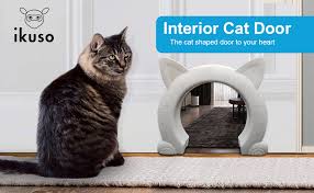 Your kitten interior stock images are ready. Amazon Com Ikuso Indoor Cat Door Cat Door For Interior Door Pet Doors For Cat Kitties And Kittens Kitchen Dining