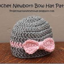 Crochet Newborn Bow Hat Pattern Crochet Baby Hat Patterns Crochet Hat Pattern Crochet Baby Hats Free Pattern
