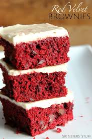 These Red Velvet Brownies Are The Perfect Valentine S Day Treat Red Velvet Brownies Recipe Red Velvet Brownies Desserts
