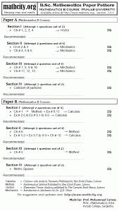 Bsc Mathematics Paper Pattern Paper A Mathematics Online Pattern Paper Mathematics