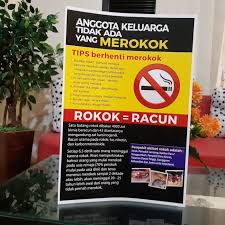 Larangan merokok (atau hukum bebas asap rokok) adalah kebijakan publik, termasuk hukum pidana dan peraturan keselamatan dan kesehatan kerja, yang melarang kegiatan merokok tembakau di tempat kerja dan ruang publik lainnya. Poster Rokok Goresan