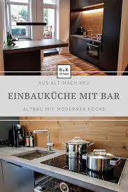 Moderne Kuche Mit Holz Beton Schwarzen Fronten Kuchen Inspiration Moderne Kuche Kuche