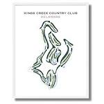 Shop Kings Creek Country Club, Delaware Printed Golf Courses ...