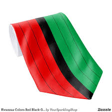Black And White American Flag With Green Stripe Meaning Kwanzaa Colors Red Black Green Stripes Pattern Tie Zazzle Com