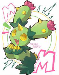 Maractus By Mien Soup Cute Pokemon Pokemon Drawings Pokemon Art