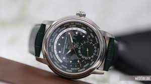 Discover and buy frederique constant worldtimer watches on montredo. Borrowed Time Frederique Constant Classic Worldtimer Manufacture In Green Watchtime Usa S No 1 Watch Magazine