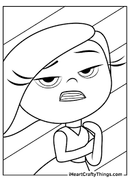 All coloring pages » cartoon » inside out » fear sadness anger joy and disgust. 6 Rdu2g2nsnwom