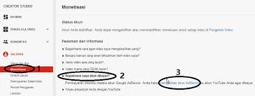 Earn money with website monetization from google adsense. Cara Mengaitkan Youtube Dan Google Adsense Pelangi Blog