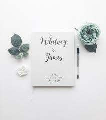 Rustic White Wedding Guest Book Modern Wedding Guestbook Custom Wedding Custom Wedding Guestbook Rustic Wedding Guest Book White Wedding Guest Book